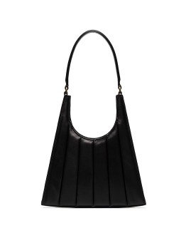 quilted leather tote bag