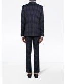 logo-print two-piece suit