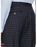 logo-print two-piece suit