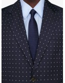 logo-print two-piece suit