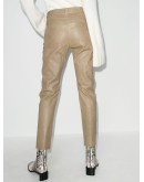 high-waist slim-leg trousers