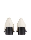 chain-detail 55mm block-heel loafers