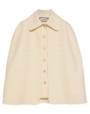 detachable cape tweed vest