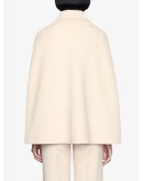 detachable cape tweed vest