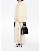 detachable cape tweed vest