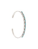 turquoise-encrusted bangle 