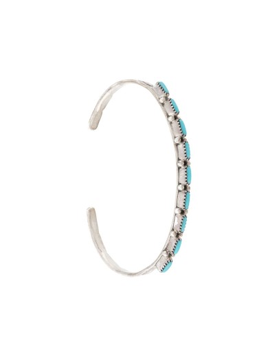 turquoise-encrusted bangle 