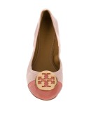 logo-plaque ballerina flats