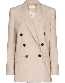 Leagan double-breasted blazer jacket