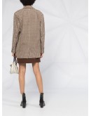 Kaito check-pattern blazer