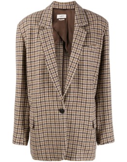 Kaito check-pattern blazer