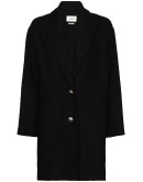 single-breasted tailored coat