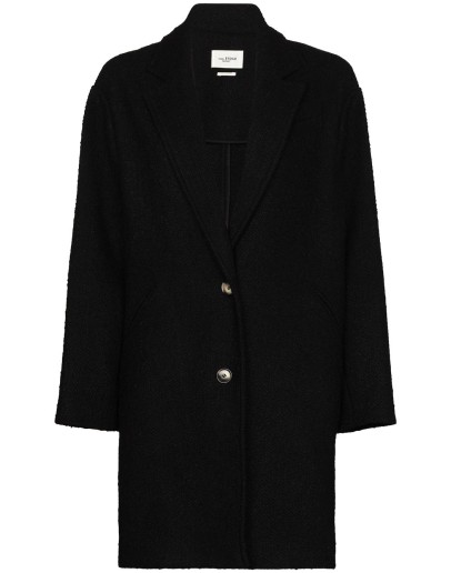 single-breasted tailored coat