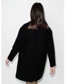 single-breasted tailored coat