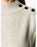 Meery pintucked wool jumper