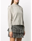 Meery pintucked wool jumper