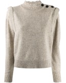 Meery pintucked wool jumper