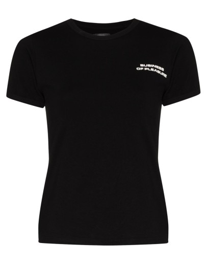 slogan-print short-sleeve T-shirt
