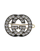 Double G embellished hair clip