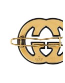 Double G embellished hair clip
