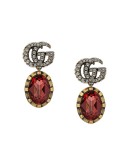 GG crystal drop earrings