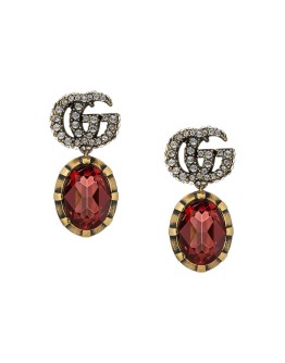 GG crystal drop earrings