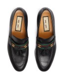 Web detailed GG motif loafers