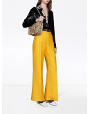 GG lamé wide leg trousers