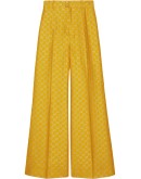 GG lamé wide leg trousers
