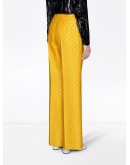 GG lamé wide leg trousers