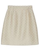 light lamé GG mini skirt