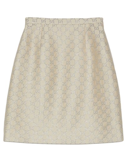light lamé GG mini skirt