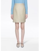 light lamé GG mini skirt