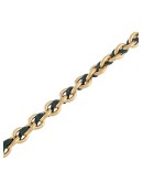 logo tag chain bracelet