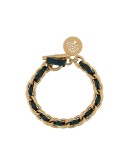 logo tag chain bracelet