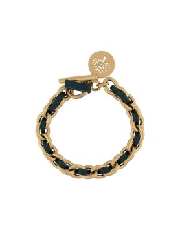 logo tag chain bracelet