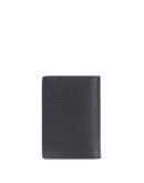 grained-effect leather cardholder