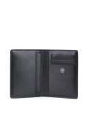 grained-effect leather cardholder