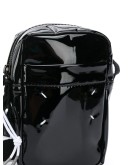 patent 4-stitch crossbody bag