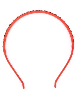 chain leather hairband