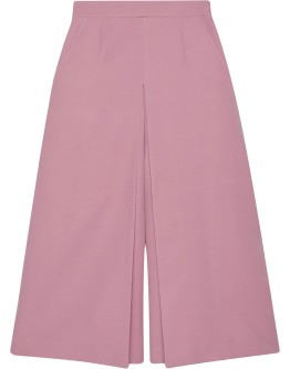 double-layer wide-leg culottes