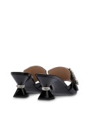 embellished buckle mules
