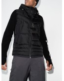 padded contrast-sleeve jacket