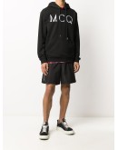logo embroidered hoodie