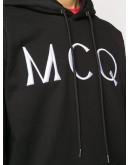 logo embroidered hoodie