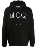 logo embroidered hoodie