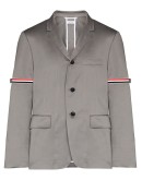 stripe-detail blazer