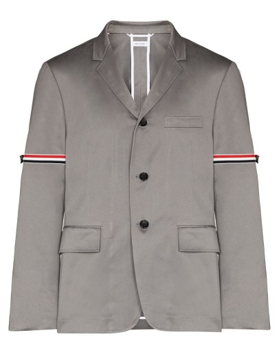 stripe-detail blazer