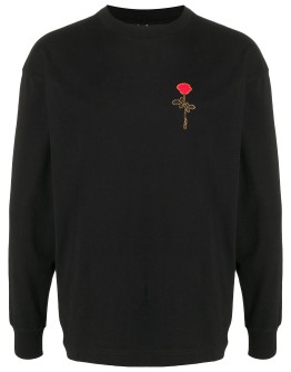 rose detail T-shirt