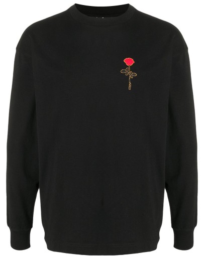 rose detail T-shirt